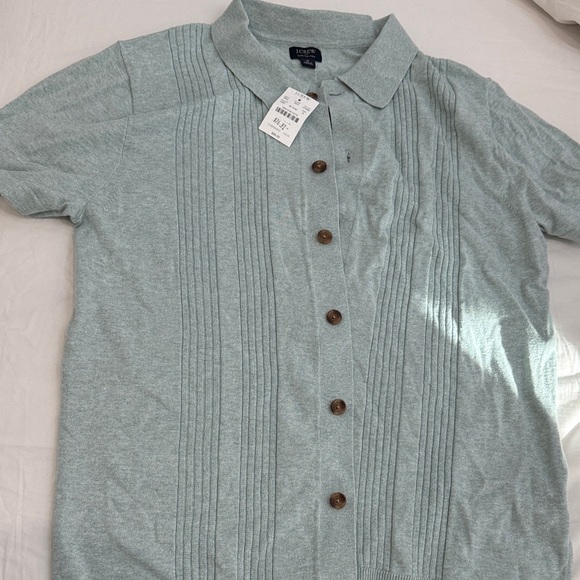 J. Crew Factory Other - J crew mens button down short sleeve t shirt 100% cotton size small